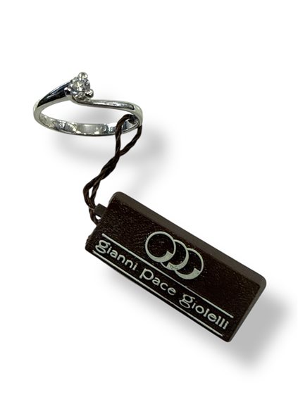 Anello Gianni Pace Donna Gianni Pace in Oro bianco Diamante 0.16 Ct GPGSL10 - GPGSL10